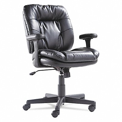 Swivel/Tilt Leather Task Chair Black MPN:0280