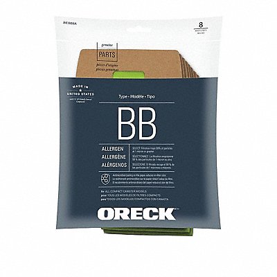 Vacuum Bag 2 H 9 L PK8 MPN:AK1BB8A
