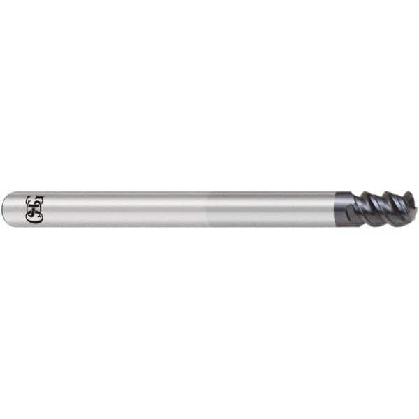 Corner Radius End Mill: 12 mm Dia, 18 mm LOC, 2 mm Radius, 3 Flutes, Solid Carbide MPN:3092121