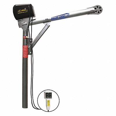 Davit Crane 1000 lb 27.5in to 42in Reach MPN:OZ1000DAV-ACW