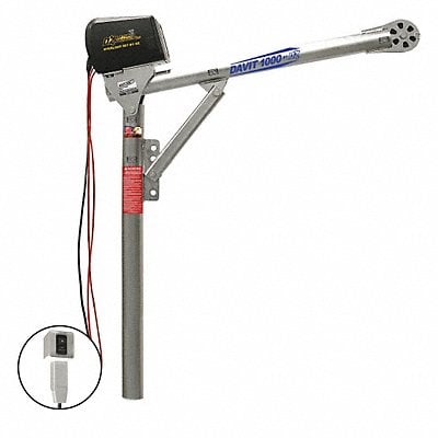 Davit Crane 1000 lb 27.5in to 42in Reach MPN:OZ1000DAV-DCW