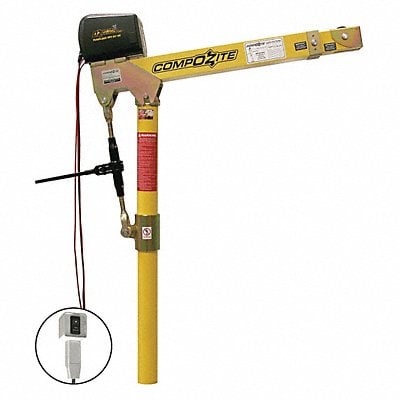 Davit Crane 1200 lb 22in to 66in Reach MPN:OZ1200DAV-DCW