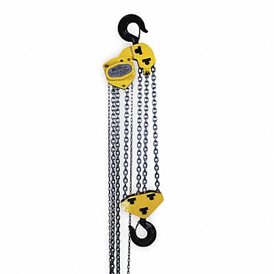 Manual Chain Hoist 20000 lb Lift 10 ft. MPN:OZ100-10CHOP