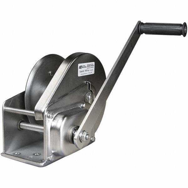 Winches, Winch Type: Pulling , Line Pull Capacity (Lb.): 1500 , Load Rating 1st Layer: 1500 , Load Rating Mid-drum: 1250 , Load Rating Full Drum: 750  MPN:OZ1500BWSS