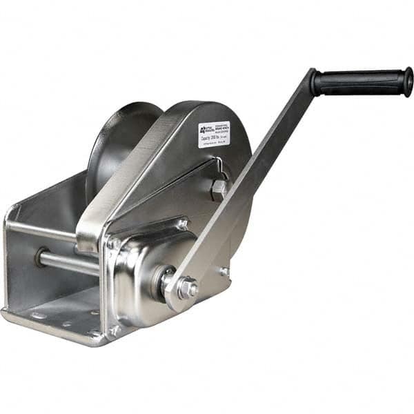 Winches, Winch Type: Pulling , Line Pull Capacity (Lb.): 2000 , Load Rating 1st Layer: 2000 , Load Rating Mid-drum: 1500 , Load Rating Full Drum: 1000  MPN:OZ2000BWSS