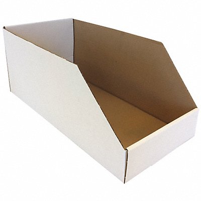Corr Shelf Bin White Cardboard 10 in MPN:MAR 11-24