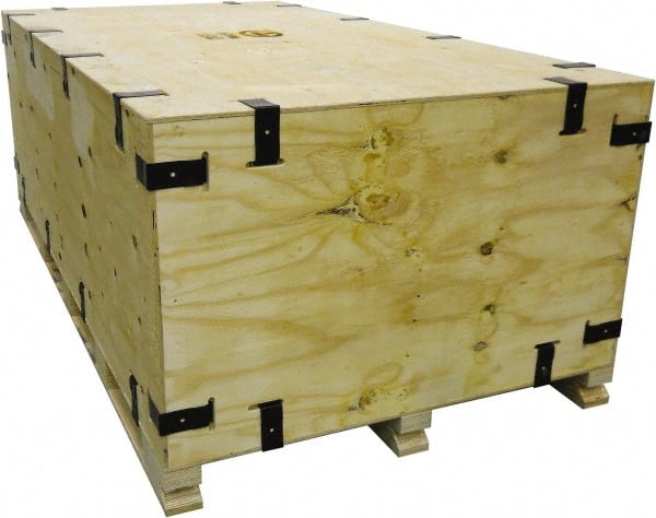 Bulk Storage Container: Collapsible Wood Crate MPN:CL695X395X39