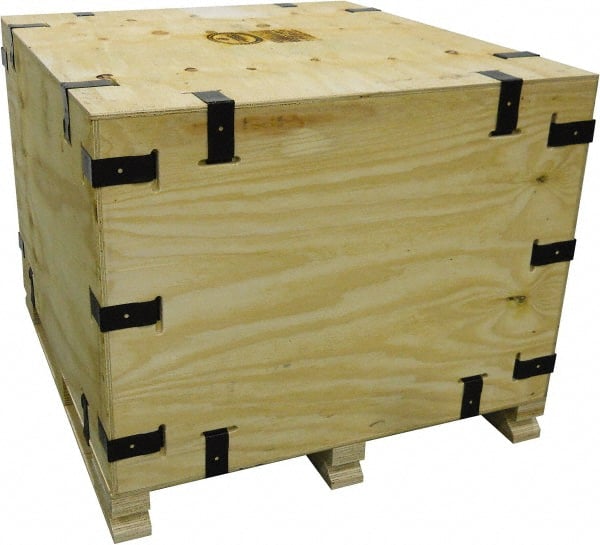 Bulk Storage Container: Collapsible Wood Crate MPN:CL8QUADCON4