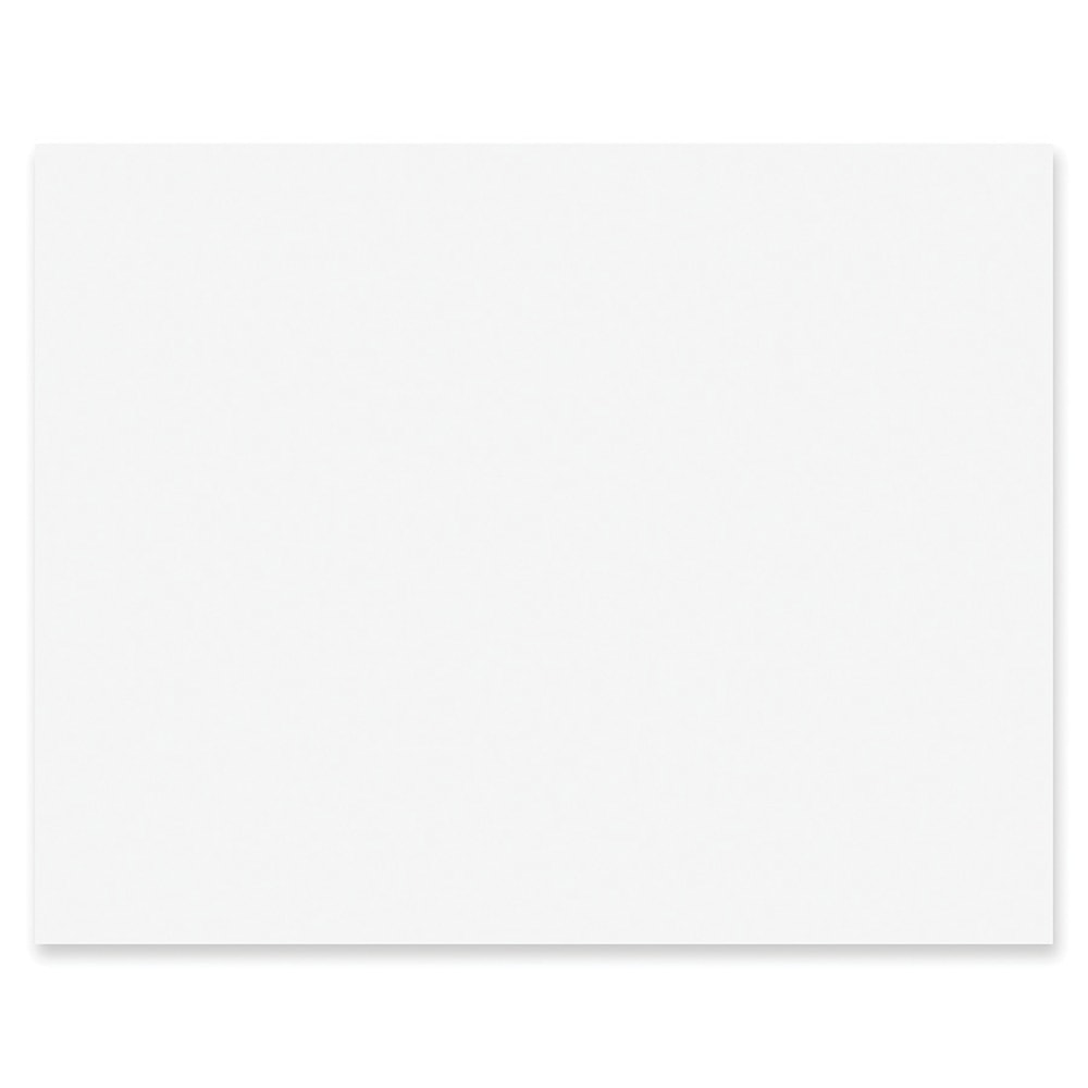Pacon Peacock Railroad Board, 22in x 28in, 4-Ply, White, Carton Of 100 Sheets, 5460 (Min Order Qty 2) MPN:5460