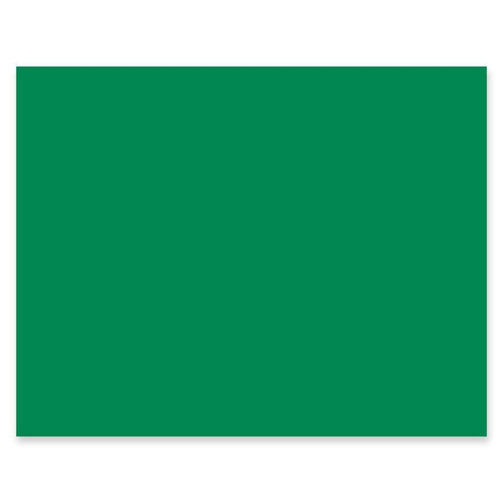 Pacon Peacock 100% Recycled Railroad Board, 22in x 28in, 4-Ply, Holiday Green, Carton Of 25 Sheets (Min Order Qty 4) MPN:5466-1