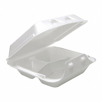 Disp Carry-Out Ctnr 7 1/2 in W WH PK150 MPN:YHLW07030000