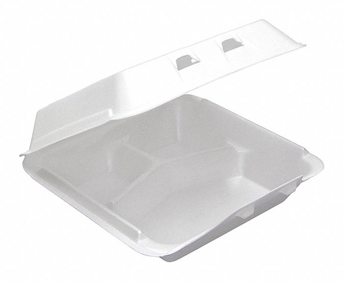 Disp Carry-Out Ctnr 9 in W WH PK150 MPN:YHLW09030000