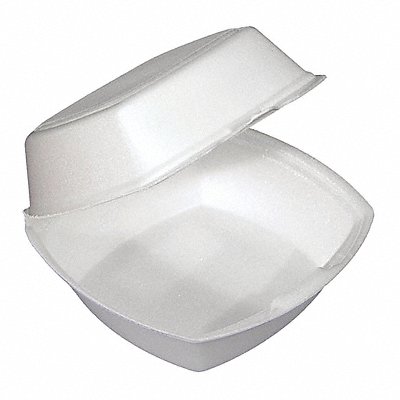 Disp Carry-Out Ctnr 6 3/8 in W WH PK500 MPN:YTH100800000