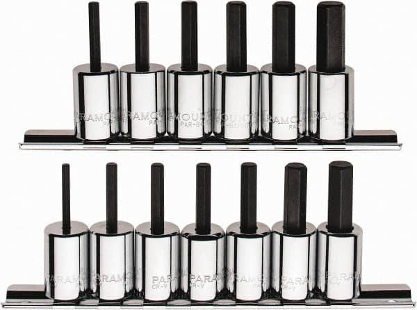Hex Bit Socket Set: 3/8