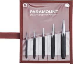 Center Punch Set: 5 Pc MPN:PAR-CP5SETB