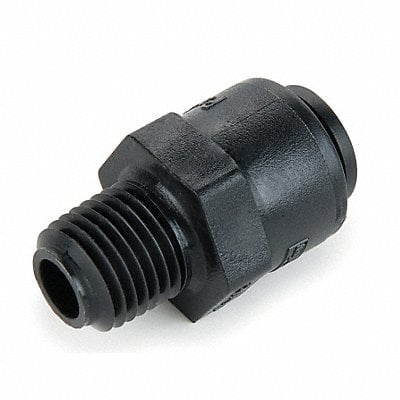 Check Valve Kynar 3/8 x 1/4 PushxMNPT MPN:FB6MCVC4-HBLK-05