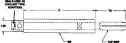 Tapping Adapter: 3/8