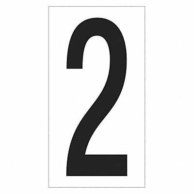 Vinyl WarehouseNumberLabel 2 3-1/2 PK50 MPN:DL9302