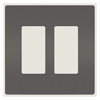 Rocker Wall Plate Smooth Plastic Black MPN:RWP262BK