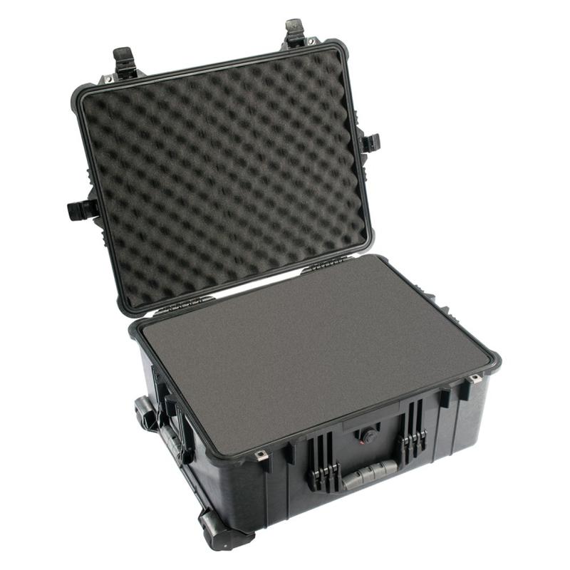 Pelican 1610 Rolling Case, 24.83in x 19.69in x 11.88in MPN:610-020-110