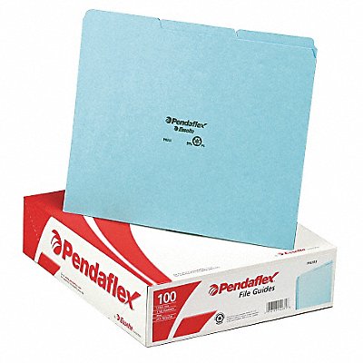 File Guide Set Write-On Tabs Blue PK100 MPN:PFXPN203