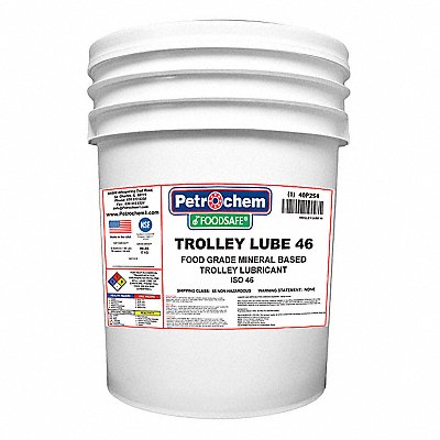 5 gal Pail Trolley Lubricant MPN:FOODSAFE TROLLEY LUBE 46-005