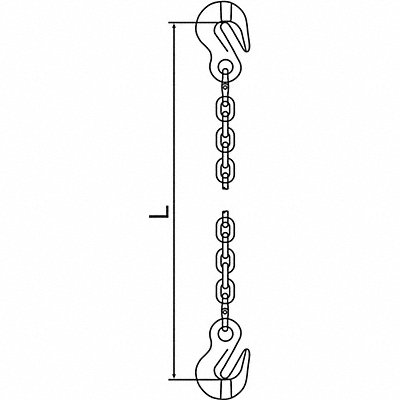 Chain Sling G120 SGG Alloy Steel 10 ft L MPN:7G120SGG/10
