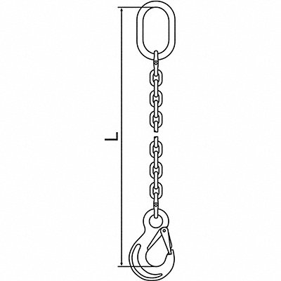 Chain Sling G120 SOS Alloy Steel 5 ft L MPN:7G120SOS/5