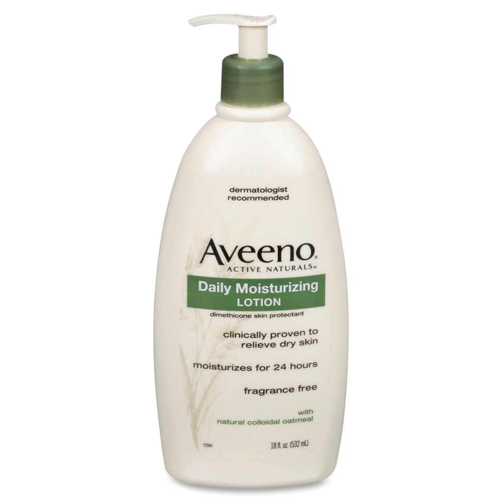 Aveeno Daily Moisturizing Lotion, Unscented, 18 fl. oz (Min Order Qty 5) MPN:003844