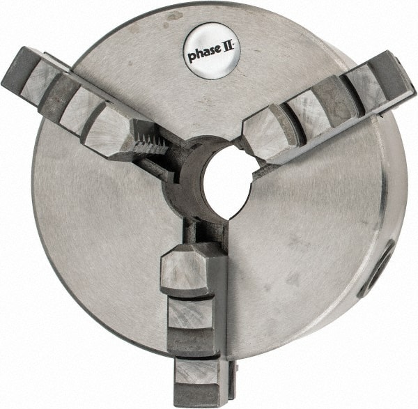 Self-Centering Manual Lathe Chuck: 3-Jaw,  5