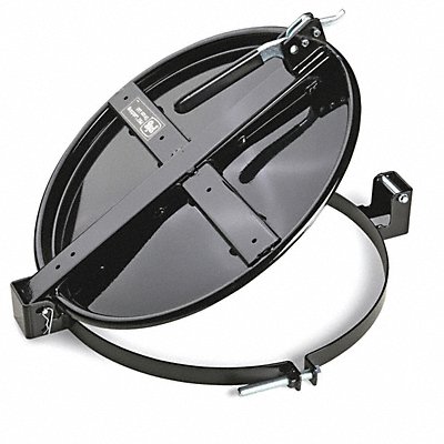 Drum Lid Black Steel 20 gal 30 gal MPN:DRM821-BK