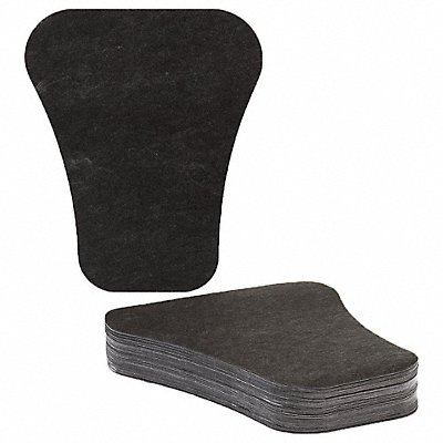 Adhesive Backed Urinal Mat PP PK50 MPN:GRP7502-BK