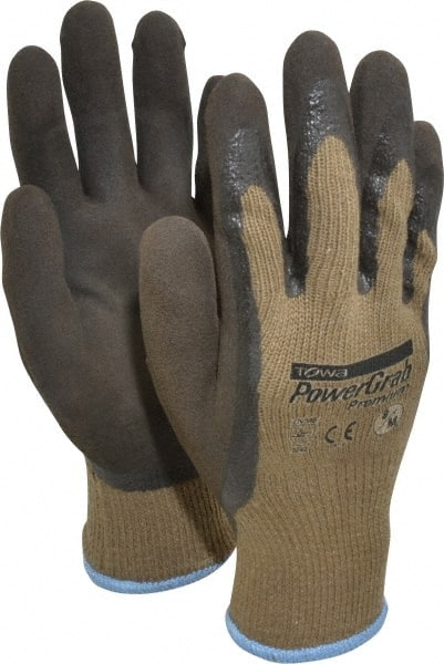 General Purpose Work Gloves: Medium, Latex Coated, Cotton & Polyester MPN:39-C1500/M