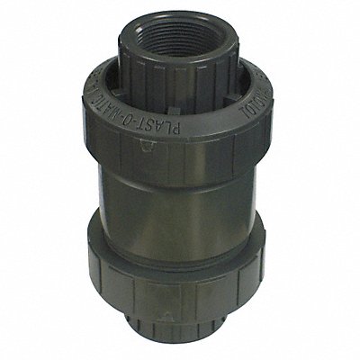 Disc Check Valve PVC 3 FNPT x Socket MPN:CKS300VT-NC-PV