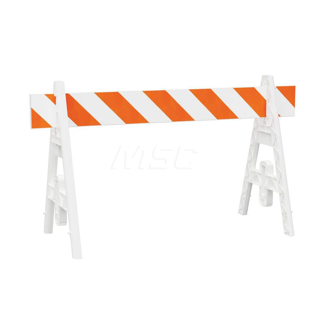 Traffic Barricades, Barricade Height (Inch): 40 , Barricade Width (Inch): 29 , Reflective: Yes  MPN:203W-306EG