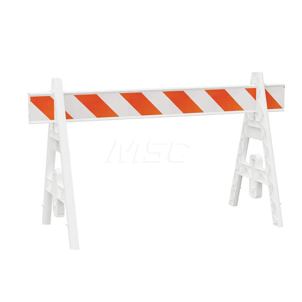 Traffic Barricades, Barricade Height (Inch): 40 , Barricade Width (Inch): 29 , Reflective: Yes  MPN:203W-A8DG