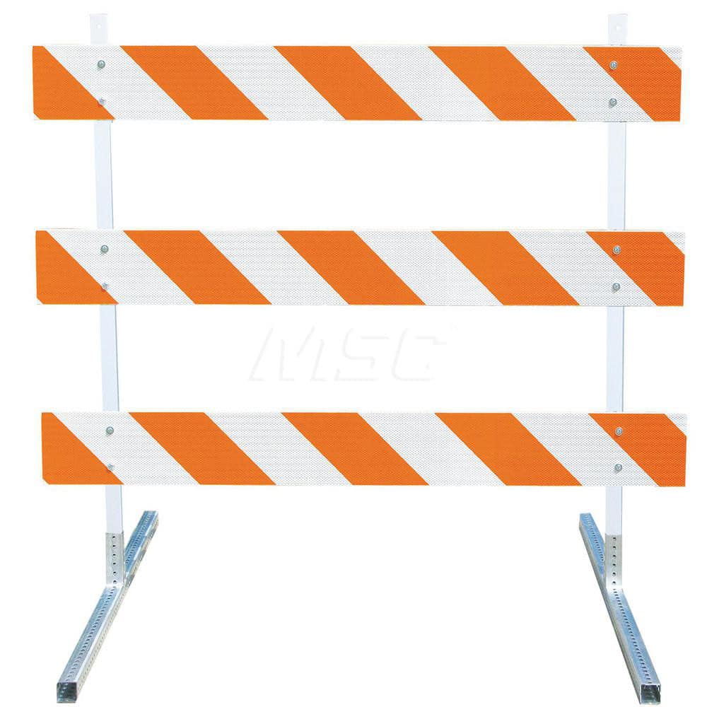 Traffic Barricades, Barricade Height (Inch): 63 , Barricade Width (Inch): 72 , Reflective: Yes , Compliance: MASH Compliant MPN:3306HIPLRDRILLK