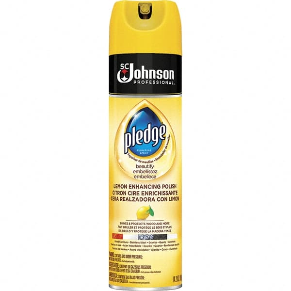 Pledge Polish and Shine Lemon Furniture Polish, 14.2oz Aerosol Can MPN:301168