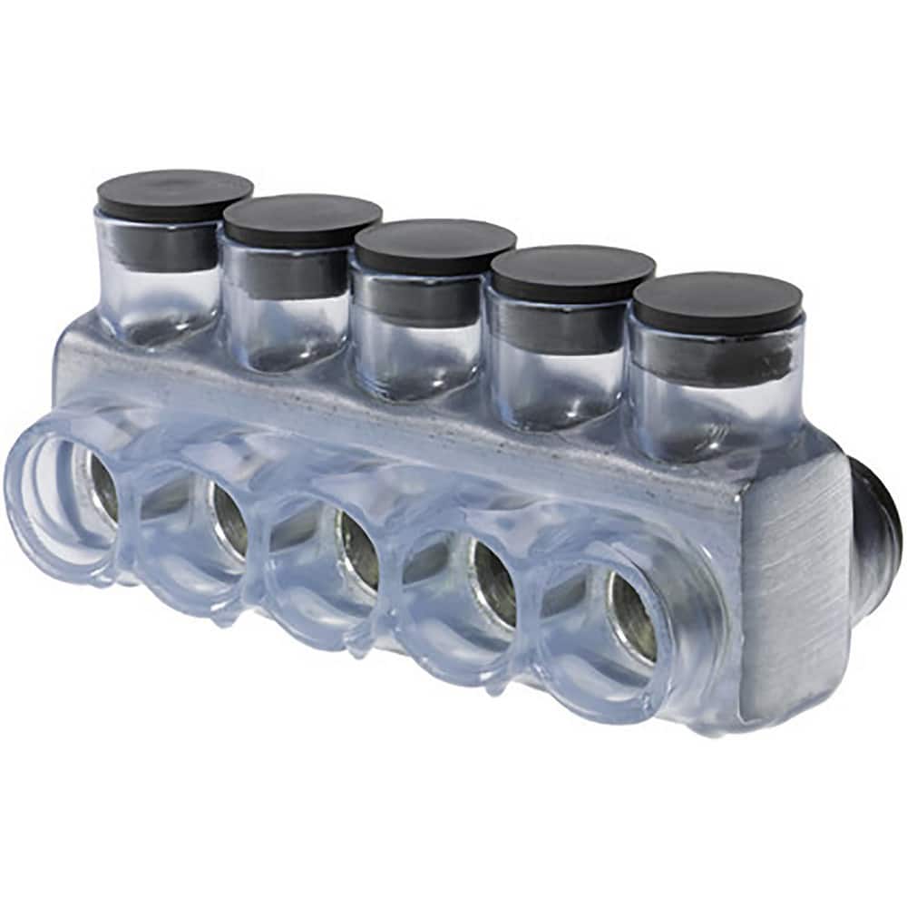 Split Bolt Connectors, Minimum Compatible Wire Size: 6AWG , Maximum Compatible Wire Size: 350MCM , Pressure Bar Material: Aluminum  MPN:IPLD350-5CB