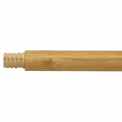 Broom Handle Wood Natural Threaded 60 MPN:0360BW