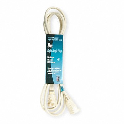 Extension Cord 9ft 14Ga 15A SPT-3 Beg MPN:3AY46