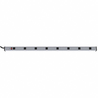 Outlet Strip 8 Outlet 15A 48 L Gry MPN:3W211