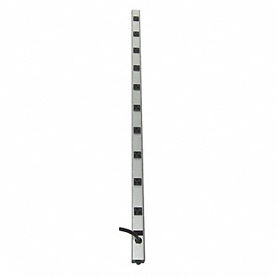 Outlet Strip 10 Outlet 20A 48 L Gry MPN:52NY37