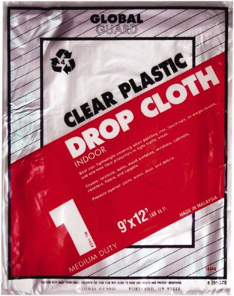 Medium Weight Plastic Drop Cloth MPN:16040