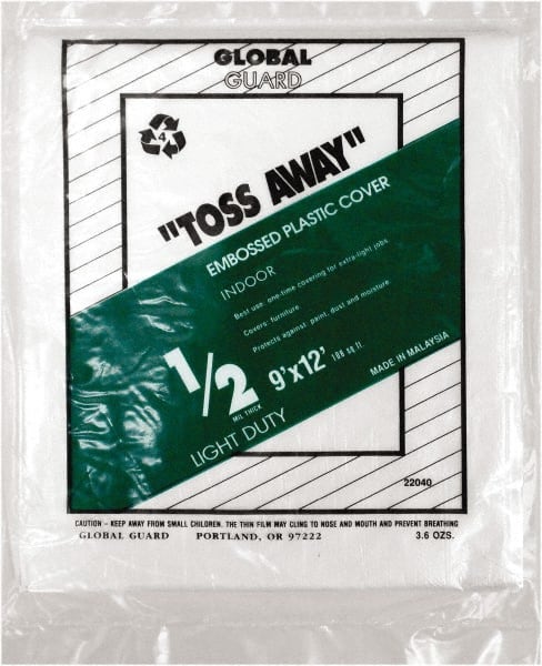 Medium Weight Plastic Drop Cloth MPN:22040