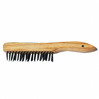 Wire Brush Shoe Handle 4x16 PK12 MPN:416