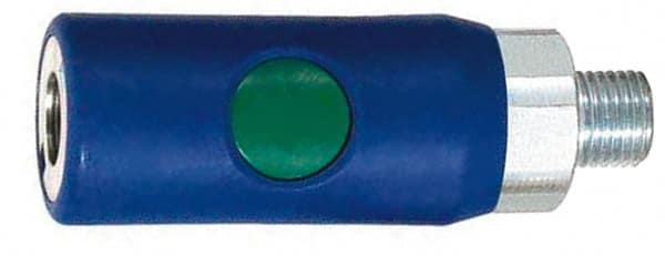 1/2 Male NPT European High Flow Pneumatic Hose Coupler MPN:ERC 071253