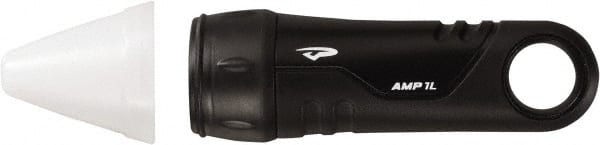 Handheld Flashlight: LED, 100 Lumens, 72 hr Max Run Time, AAA Battery (Included) MPN:A90LBC-BK