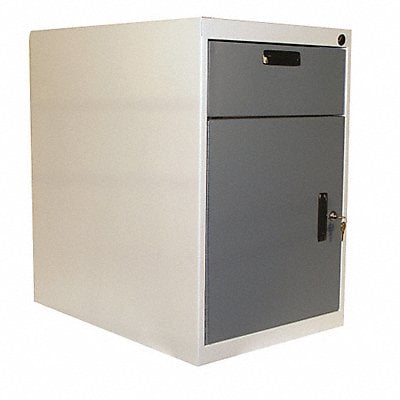 Cabinet Pedestal 26Wx26Dx26H White/Blue MPN:C1-6SDL26-627-607