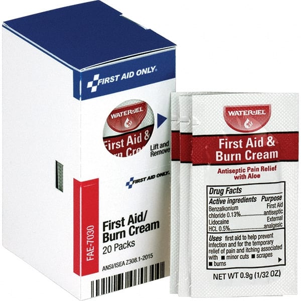 Burn Treatment Cream: 1/32 oz, Packet MPN:FAE-7030